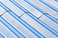 Acton Burnell corrugated roofing